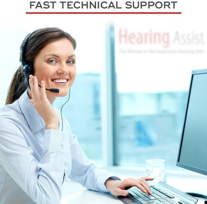 Rechargeable Digital Hearing Aids for Both Ears – 4 Programs & Magnetic Charger